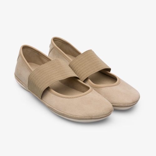 Camper Right Womens Ballerinas US-84955 Beige Online